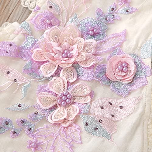 AWIBMK Baby 1st Birthday Girl Outfit Cake Smash Romper Dress Infant Lace Rainbow Tutu Skirt Headband for Photoshoot