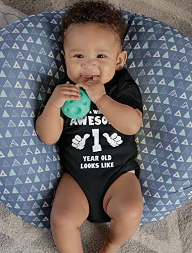 Tstars 1st Birthday Outfit Boy Girl Awesome First Bday Bodysuit