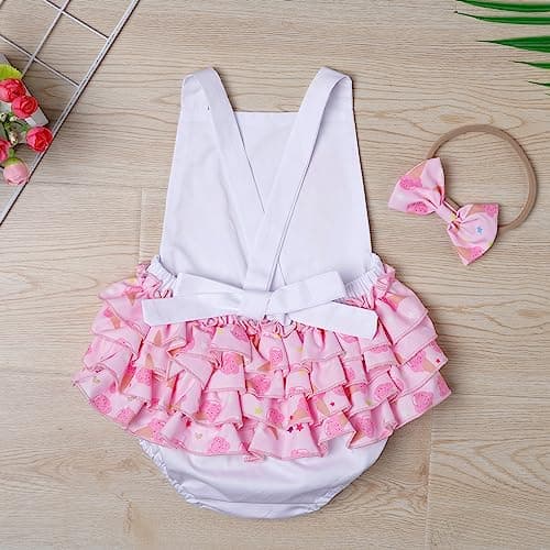 Baby Girl 1st Birthday Outfit Set