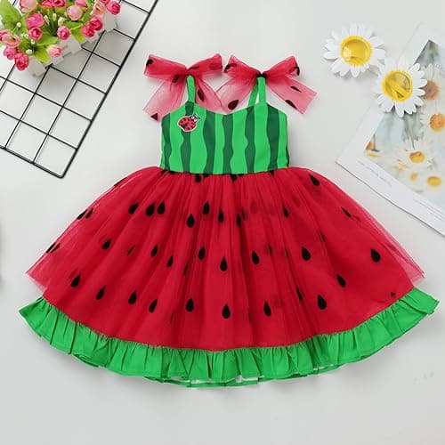 Mouse Birthday Princess Costume for Toddler Kid Girl