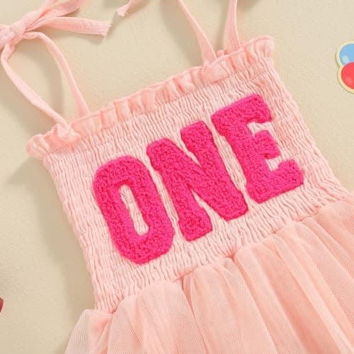 Smash Cake Dress for Baby Girl's First Birthday Party