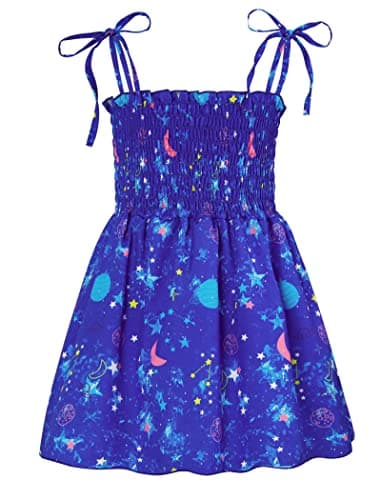 Vieille Princess Floral Summer Sundress for Toddler Girls 1-6 Years