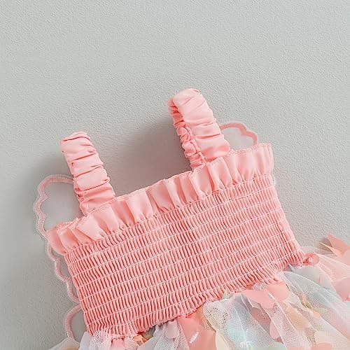 Gaono Baby Butterfly Wings A-Line Fairy Tutu Dress