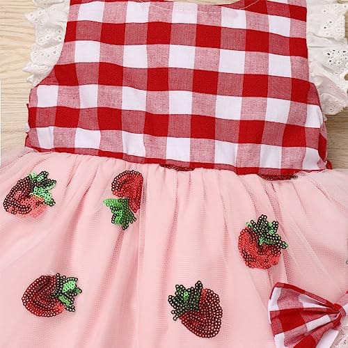 IMEKIS Baby Girls 1st Birthday Outfit Princess Cake Smash Photo Shoot