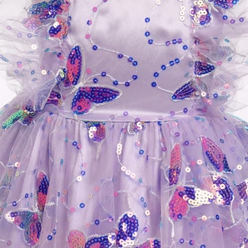 Butterfly Birthday Outfit for Toddler Girl with Headband