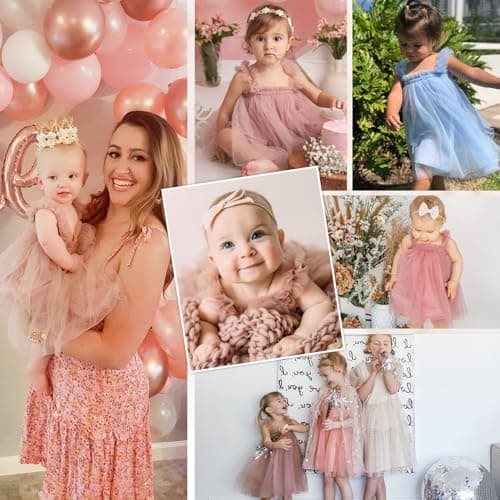 Century Star Baby Girl Easter & 1st Birthday Flower Dress
