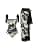Women's One Piece Swimsuit with Bikini Maxi Wrap Skirt Sarong 2 Piece Retro Floral Print Bikini Set Tummy Control Tankini Set