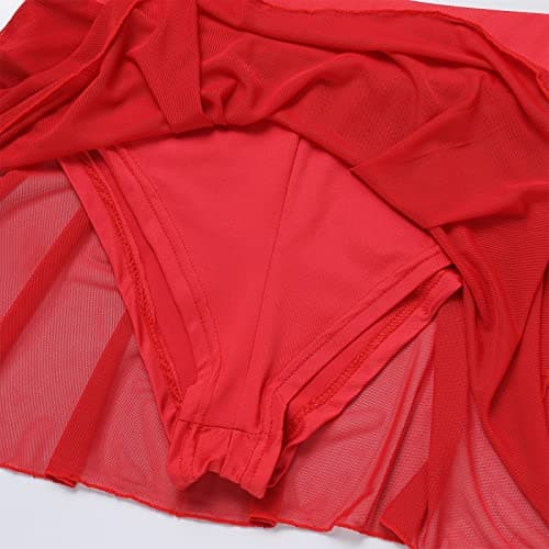 Flowy Mesh Tulle Pole Dance Shorts for Women