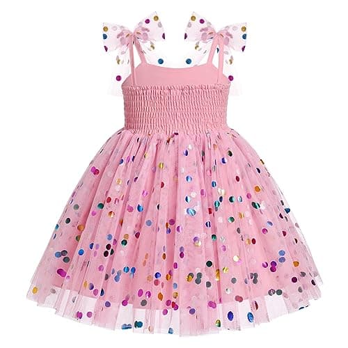 Princess Shiny Birthday Dress for Toddler Girls (1-6T)