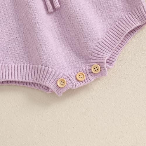 SYOKUP First Birthday Girl Floral Embroidered Drawstring Romper
