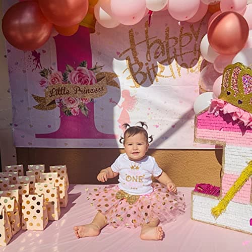 Viworld Baby Girl 1st Birthday Cake Smash Tutu Skirt Set