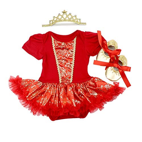 Baby Girls My First Christmas Outfit