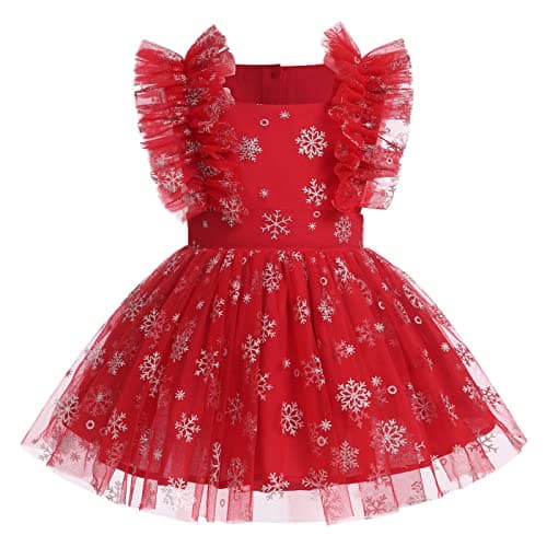 Baby Girl 1st Birthday Outfit Princess Dress with Diaper Cover