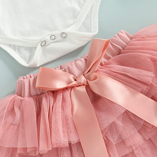 Biayxms Baby Girl First Birthday Outfit with Tutu Skirt and Headband