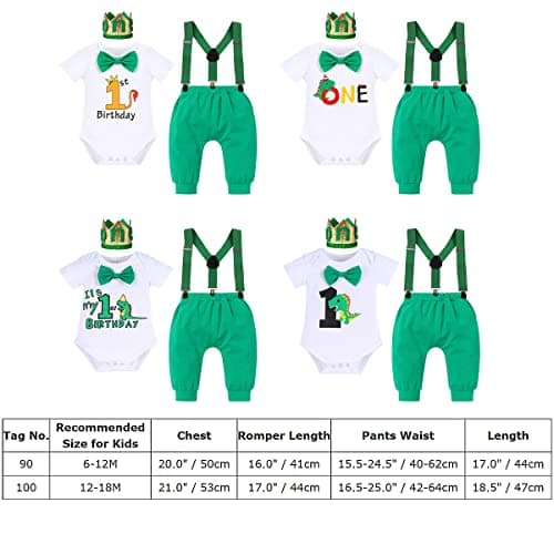 Baby Boys Dinosaur Birthday Outfit