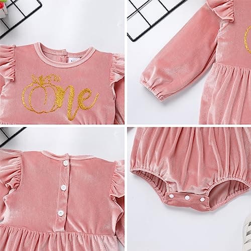 Winter Snowflake 1st Birthday Outfit for Baby Girls