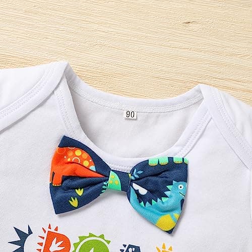 Viworld Baby Boys 1st Birthday Cake Smash Outfit Set
