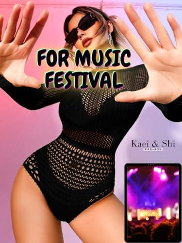 Sexy Sheer Bodysuit Tops with Cutout Back - Kaei&Shi