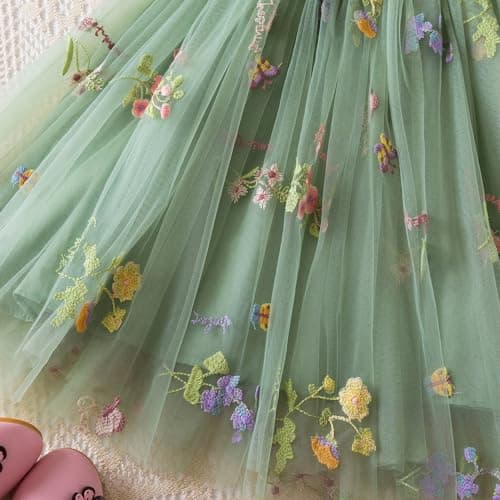 Nileafes Toddler Girls' Summer Sleeveless Floral A-Line Sundress