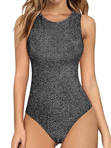 Nlife Women's Sexy Backless Square Neck Bodysuit