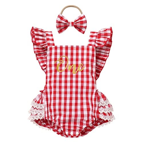 AWIBMK Baby Girl 1st Birthday Outfit in Rainbow Tutu Dress for Cake Smash Photoshoot