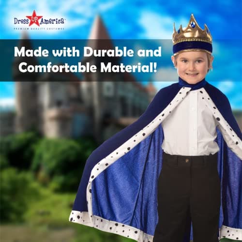 America King Crown & Robe - Kids Costume - One Size Fits Most
