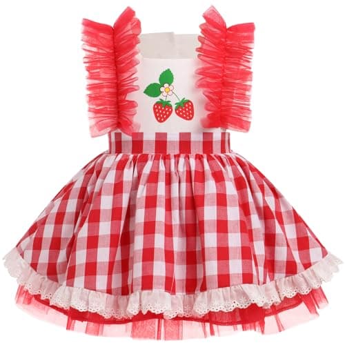 ODASDO Baby Girl 1/2 Birthday Tutu Dress Ruffle 0-24M