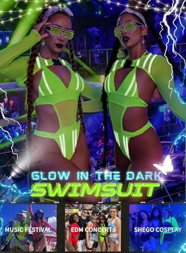 EVELUST Neon Bodysuit & Jumpsuit for EDC Festival Women