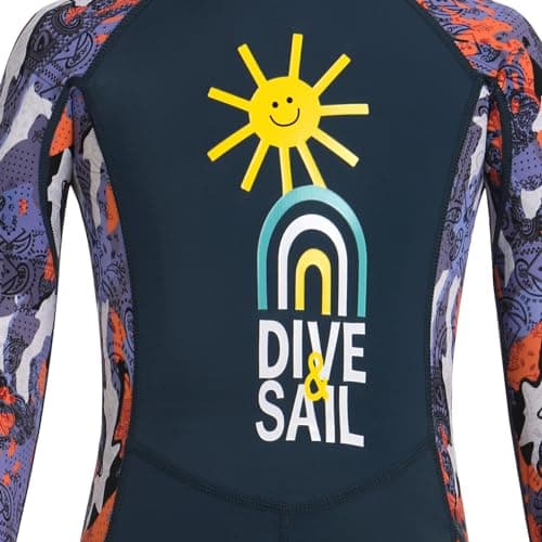IMEKIS Full Body Wetsuit Rash Guard for Kids UPF 50+ with Hat