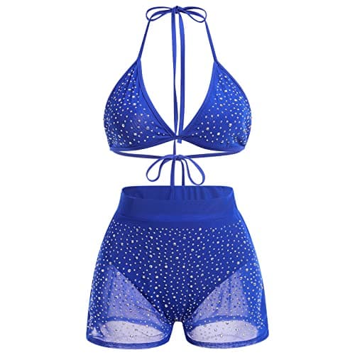 ABAFIP Women's Rhinestone Bikini Sets