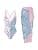 Women's One Piece Swimsuit with Bikini Maxi Wrap Skirt Sarong 2 Piece Retro Floral Print Bikini Set Tummy Control Tankini Set