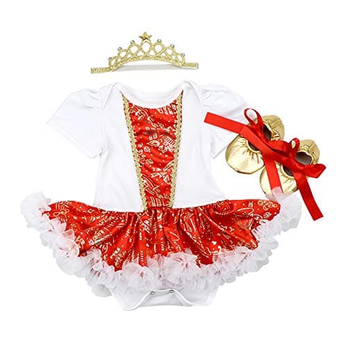 Baby Girls My First Christmas Outfit