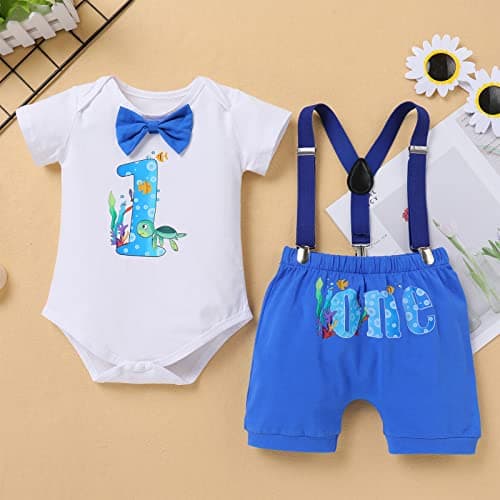Baby Boy 1st Birthday Cake Smash Outfit with Basketball Theme