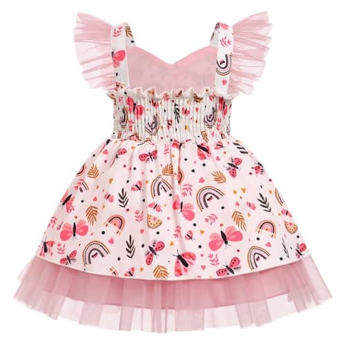 Toddler Girls Birthday Dress Princess Party Dresses for Summer Photo Shoot