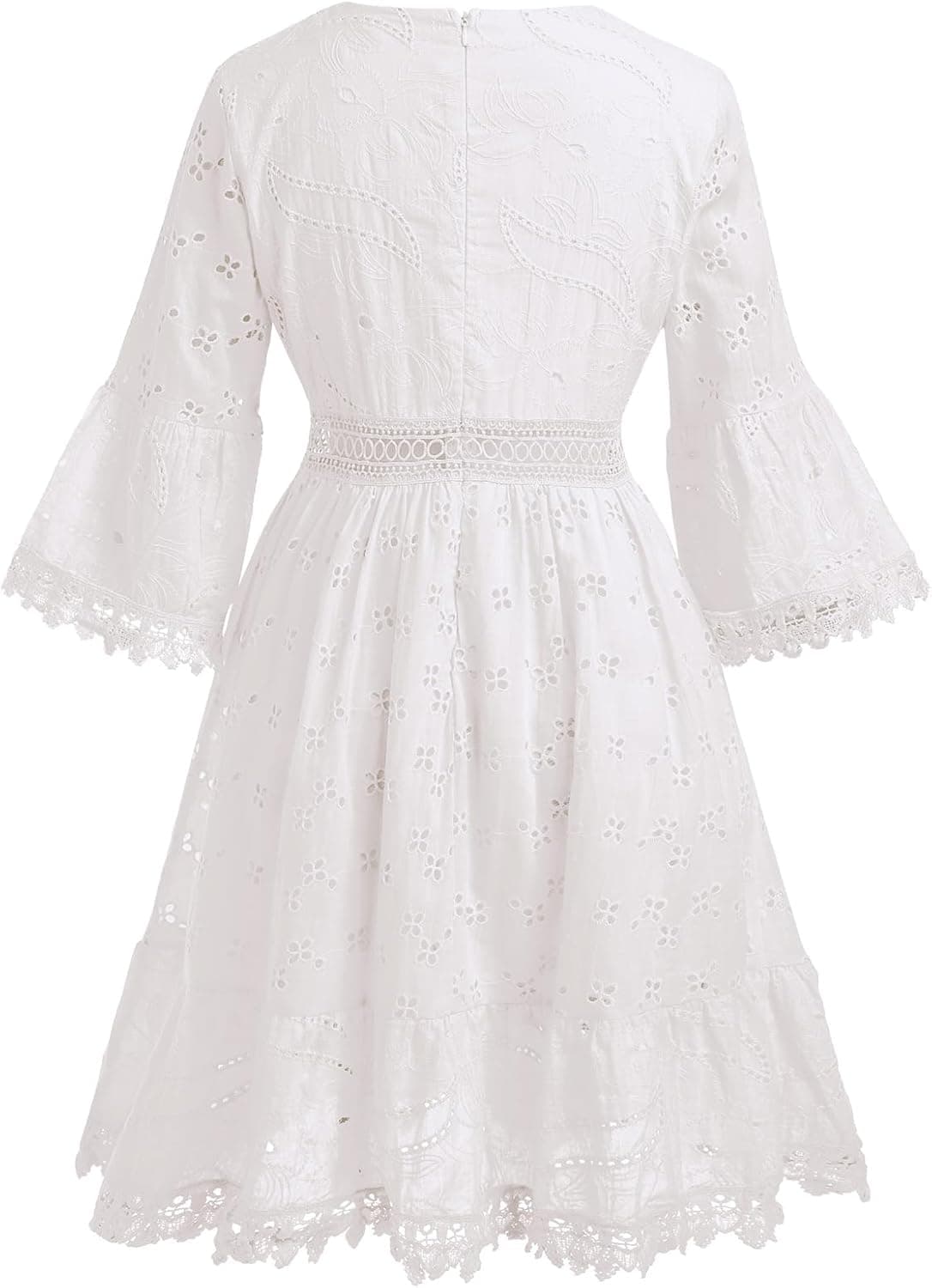 Women's Summer Slip Boho Maxi Dress Lace Up Tassel V Neck Flare Wedding Beach Dresses Holiday Outfit Photo Shoot