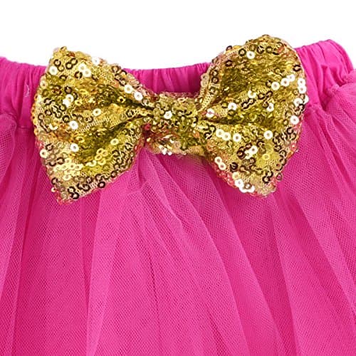 OwlFay Baby Girls Birthday Outfit 4Pcs Set