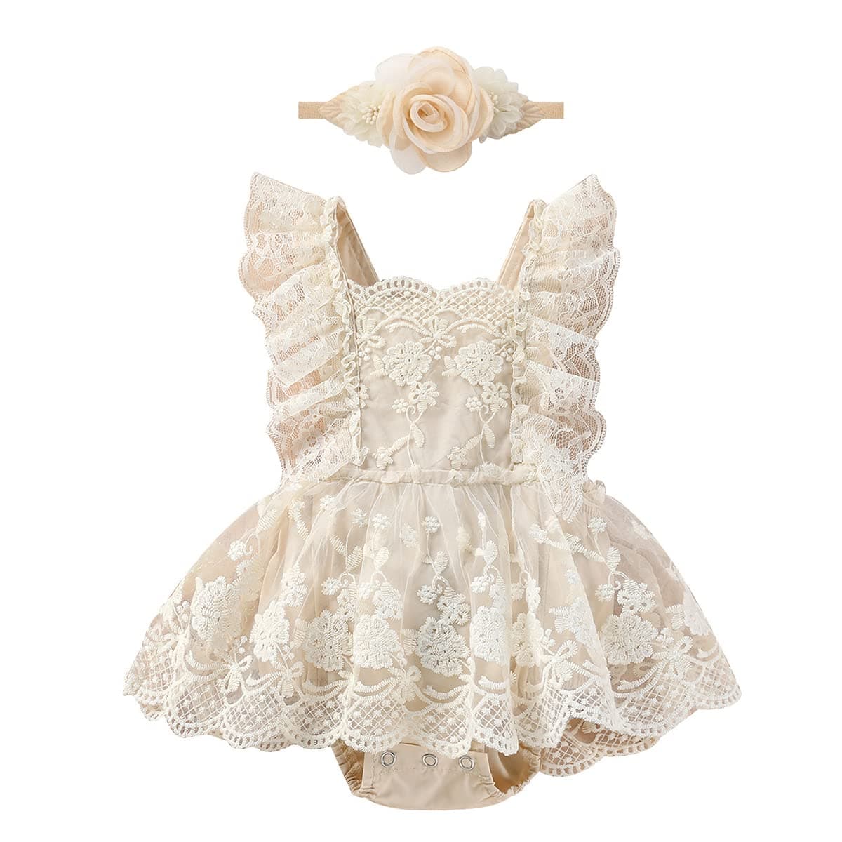 FYMNSI Baby Girl 1st Birthday Tutu Dress Floral TullePhoto Shoot Clothes