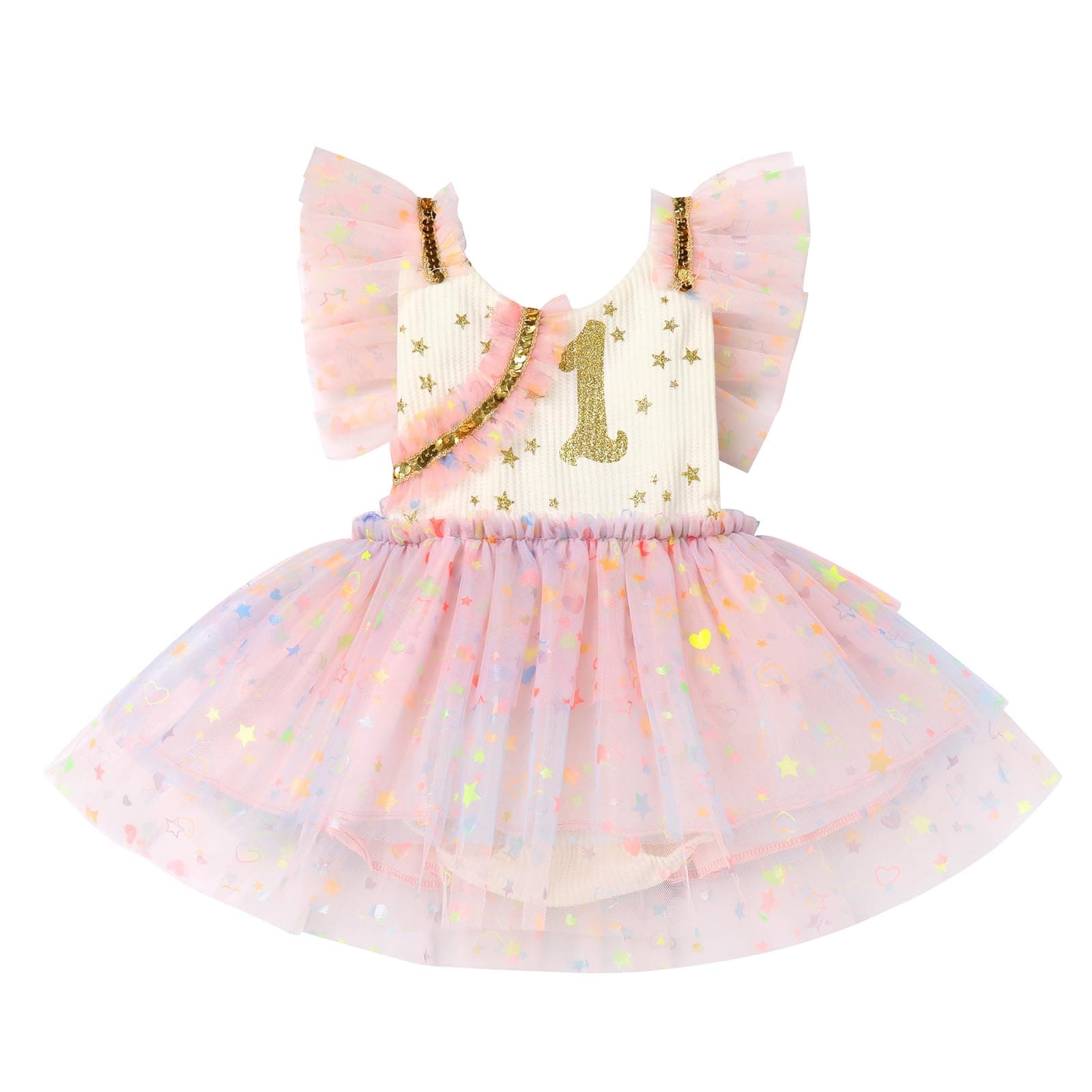 Toddler Baby Girl 1st Birthday Princess Dress