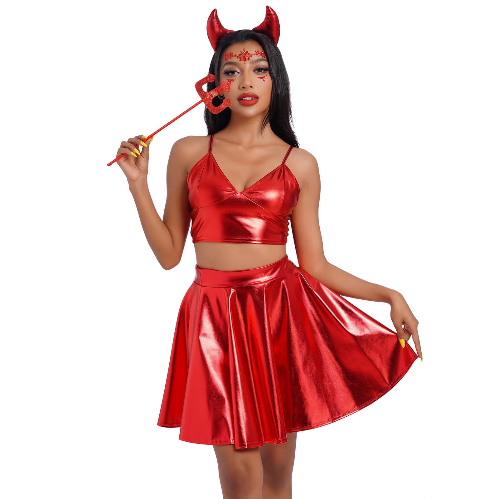 Women Angel Devil Halloween Costume Set