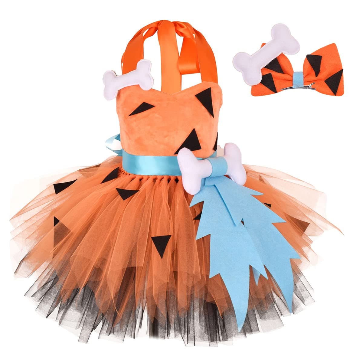 Caveman Costume for Kids - Stone Age Outfit for Girls and Boys