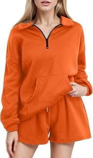 plus Size Swimwear Bikini Women Fashion 2 Piece Outfits Sweatsuit Oversized Half Zip Sweatshirt Short Set Wear