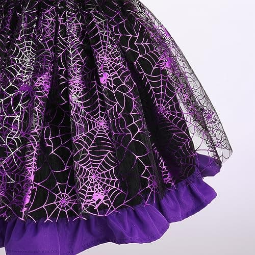 Halloween Bat Spider Costume for Toddler Girls 1-6T