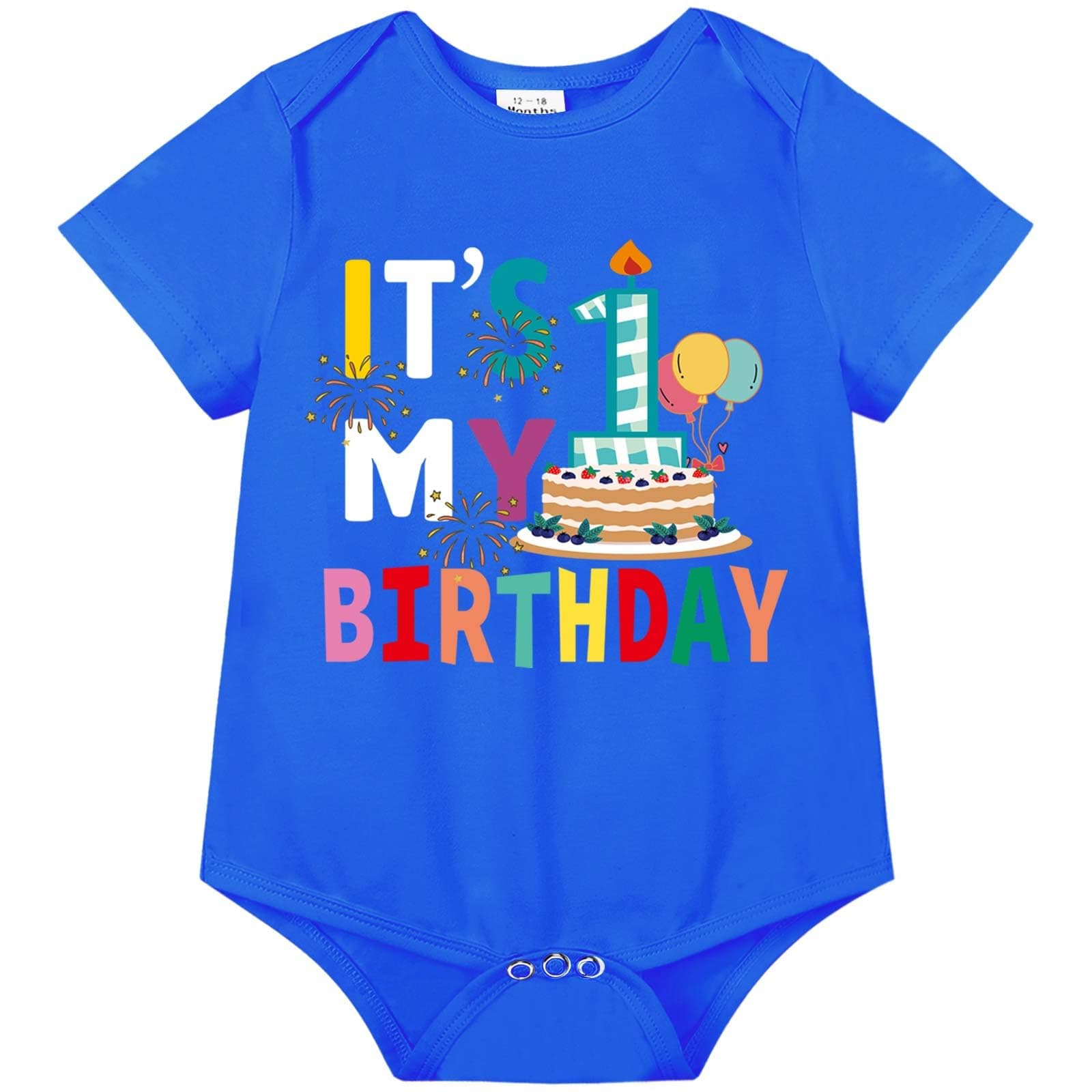 Wosixima Baby Boy 1st Birthday Bowtie Outfit TopHappy Birthday Clothes