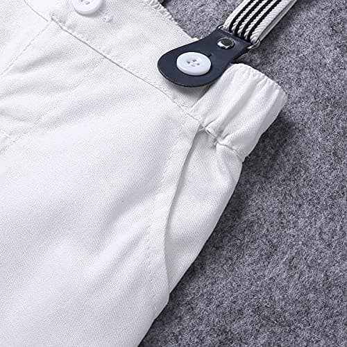 Baby Boys Gentleman Outfit featuring Bowtie Romper