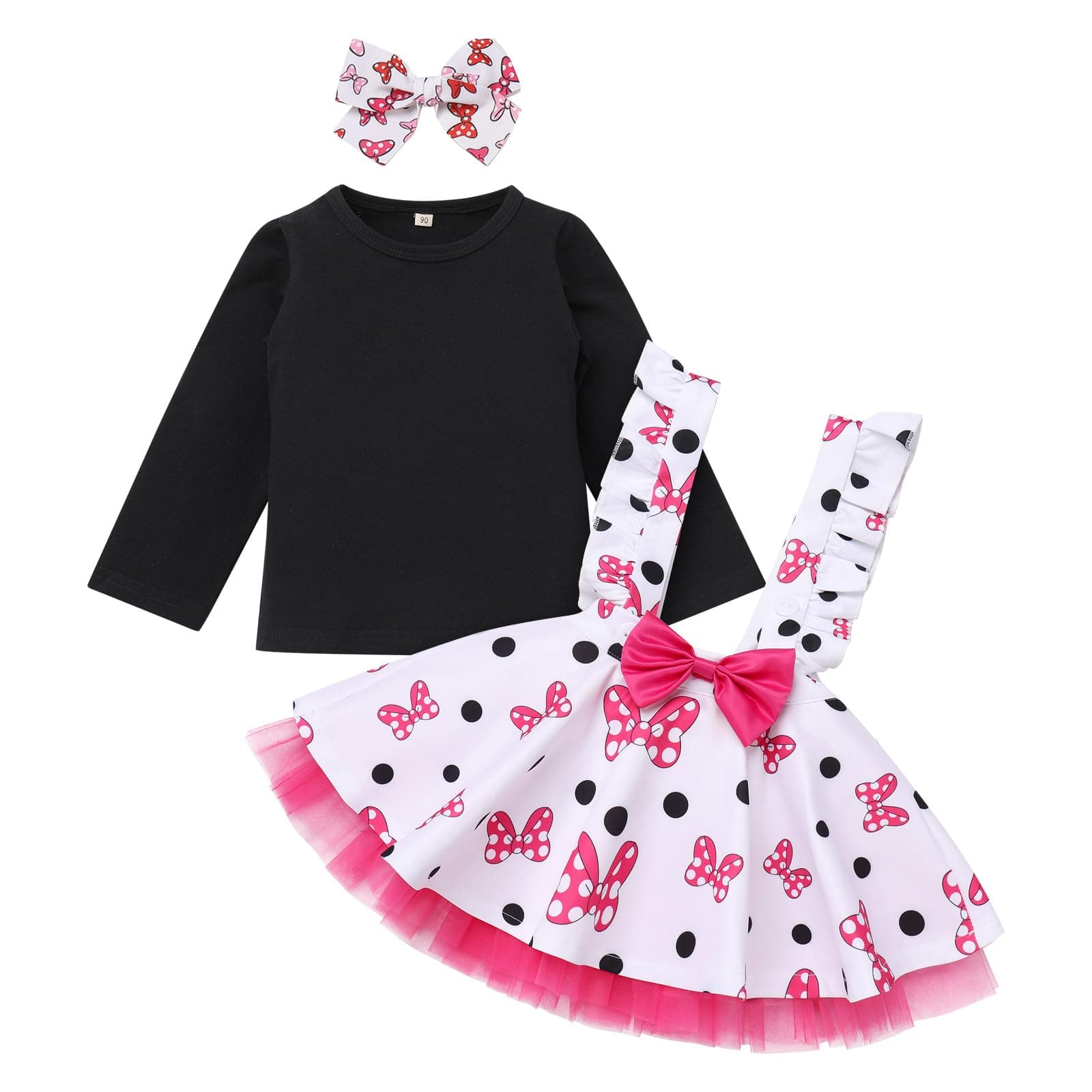 Toddler Baby Girls Mouse Birthday Outfit