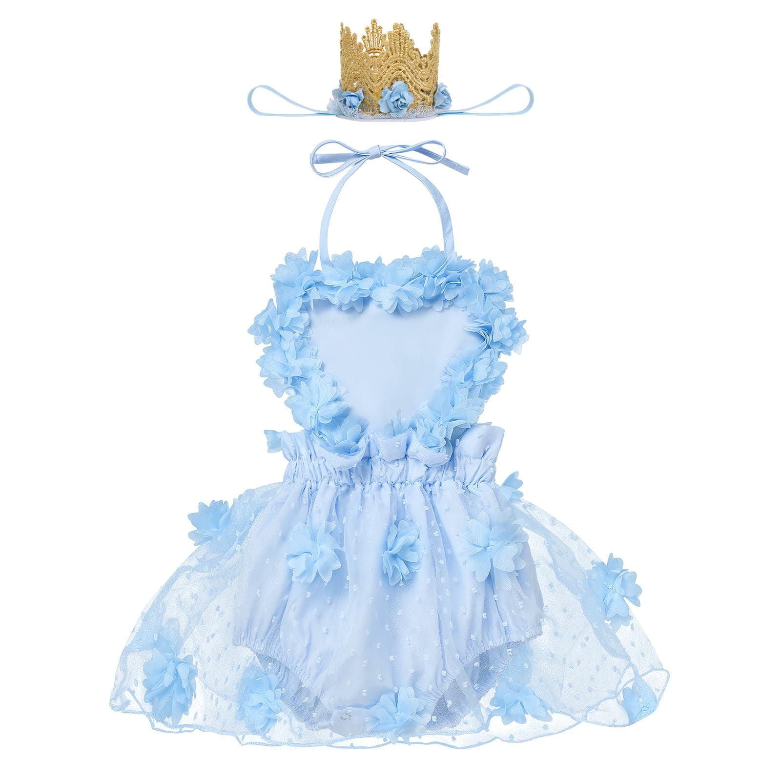 IMEKIS Baby Girl 1st Birthday Tutu Dress & Matching Headband