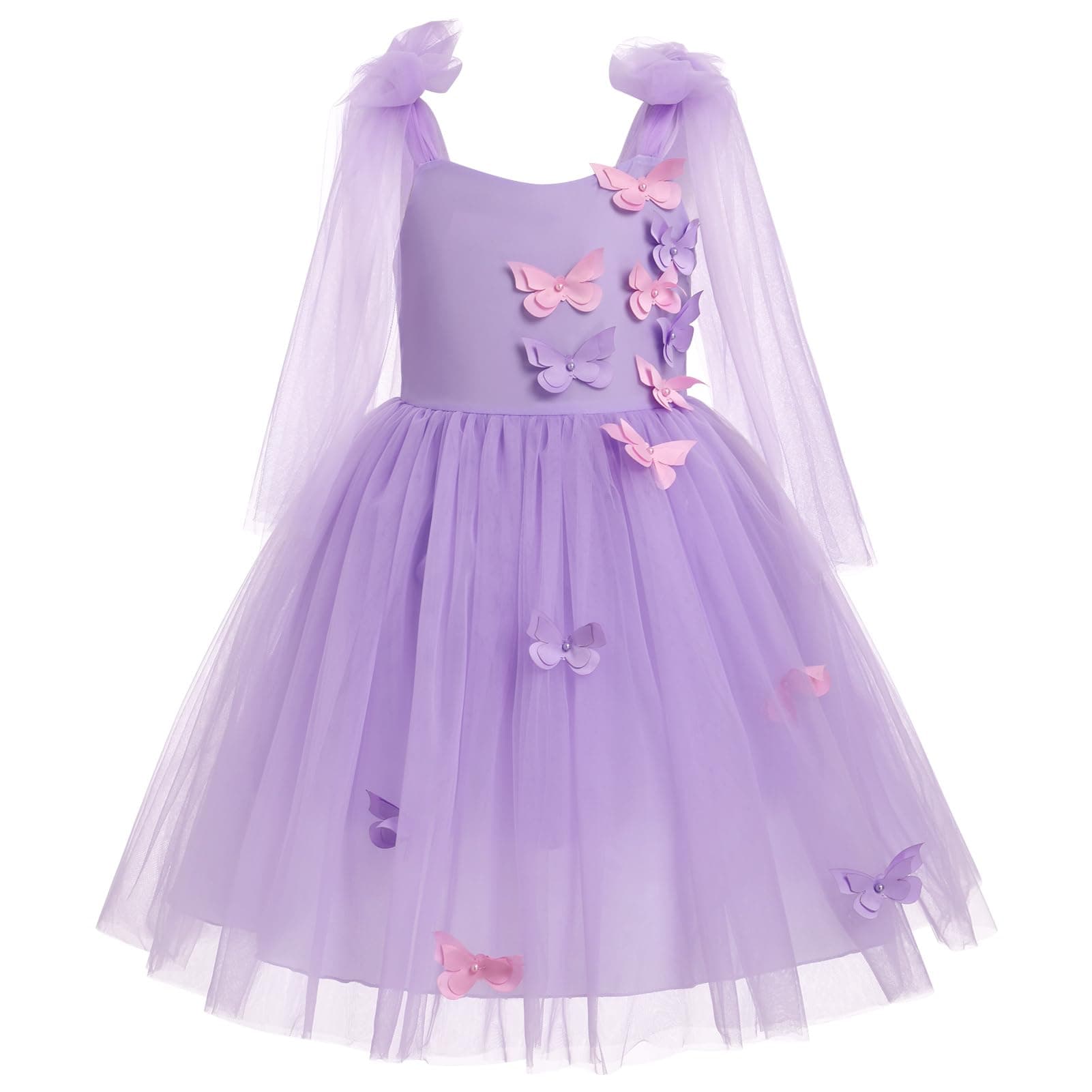IBTOM CASTLE Backless Maxi Gown for Flower Girls and Bridesmaids
