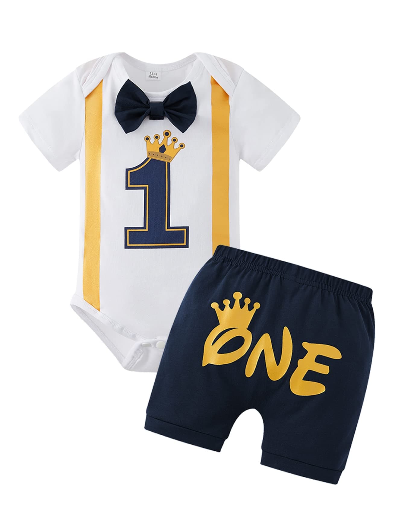 Baby Boy First Birthday Gentleman Outfit