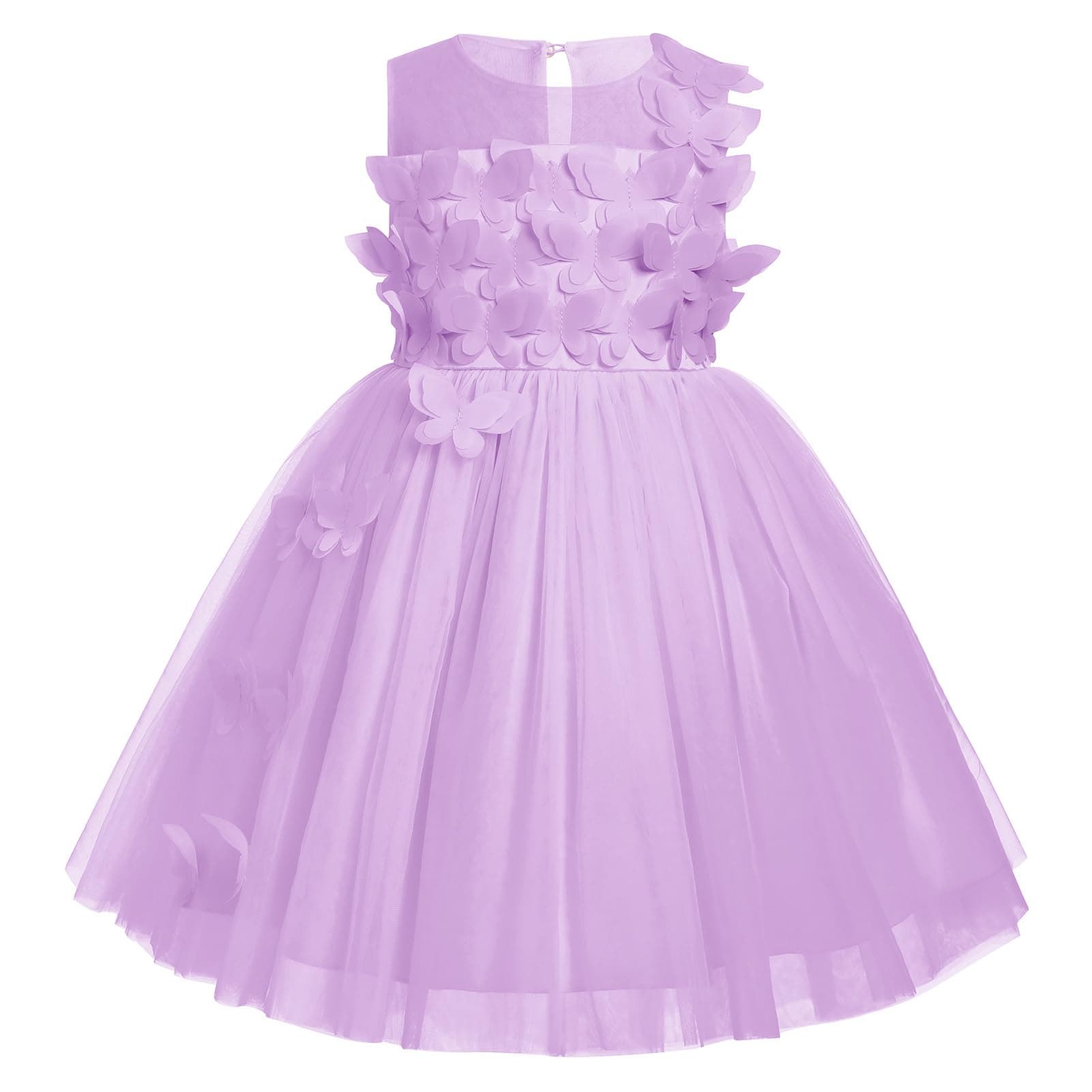 Butterfly Birthday Dress for Toddler Girls
High Low Tulle Wedding Party Dresses
