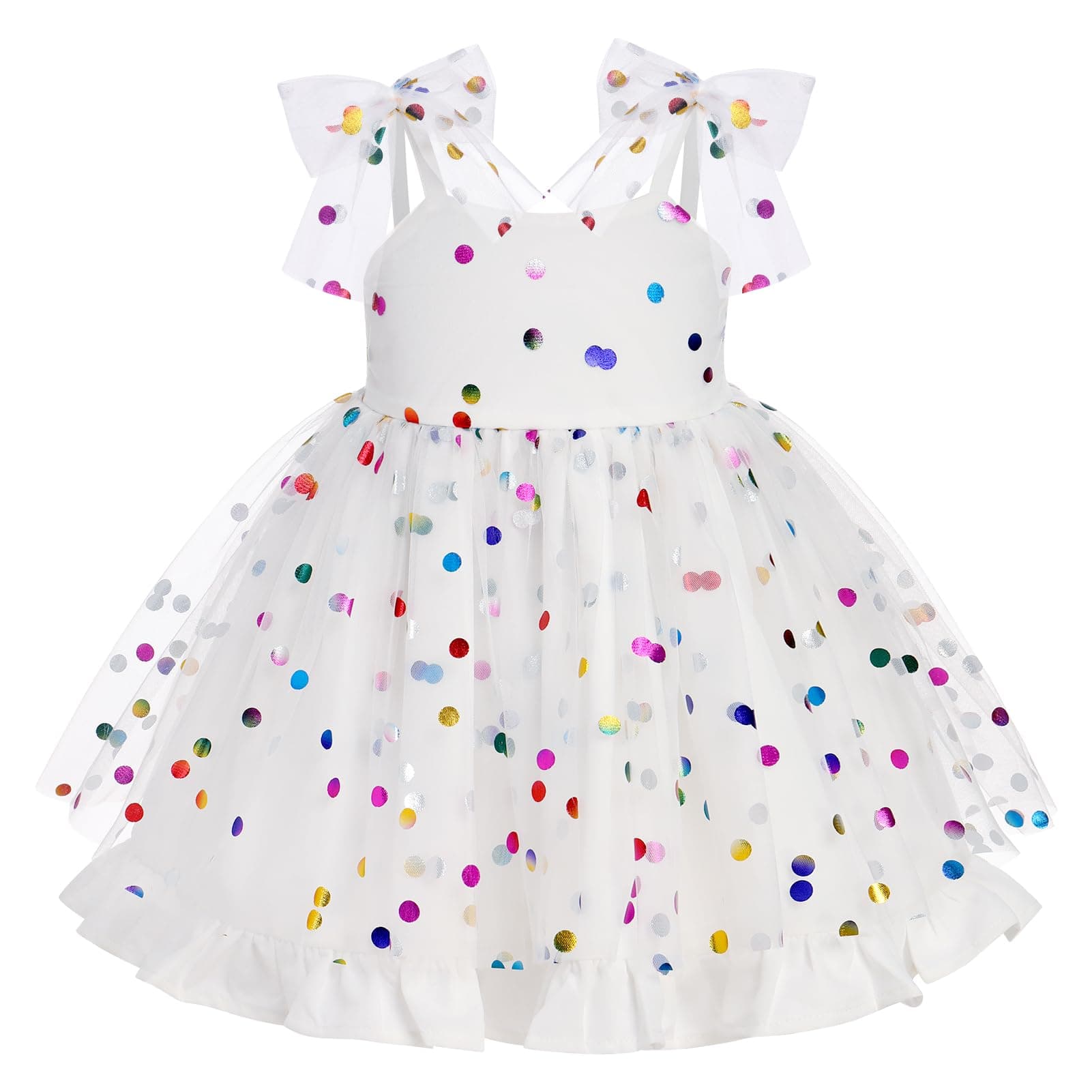 Confetti Birthday Dress for Toddler Girls